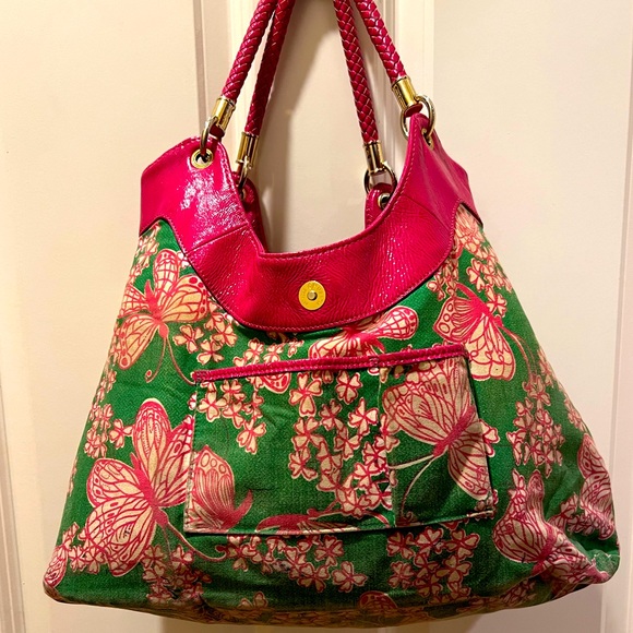 Lilly Pulitzer Floral Butterfly Print Tote - Picture 4 of 5